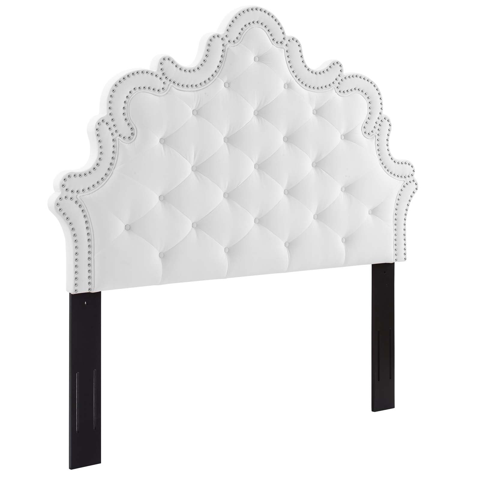 Arabella Button-Tufted Performance Velvet Twin Headboard By Modway | Headboards - 3