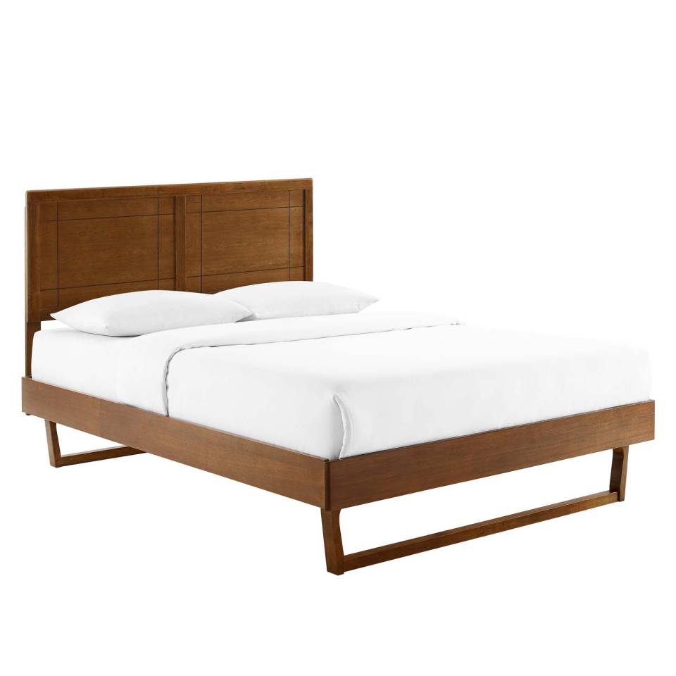 Modway Marlee King Wood Platform Bed With Angular Frame | Beds | Modishstore-3