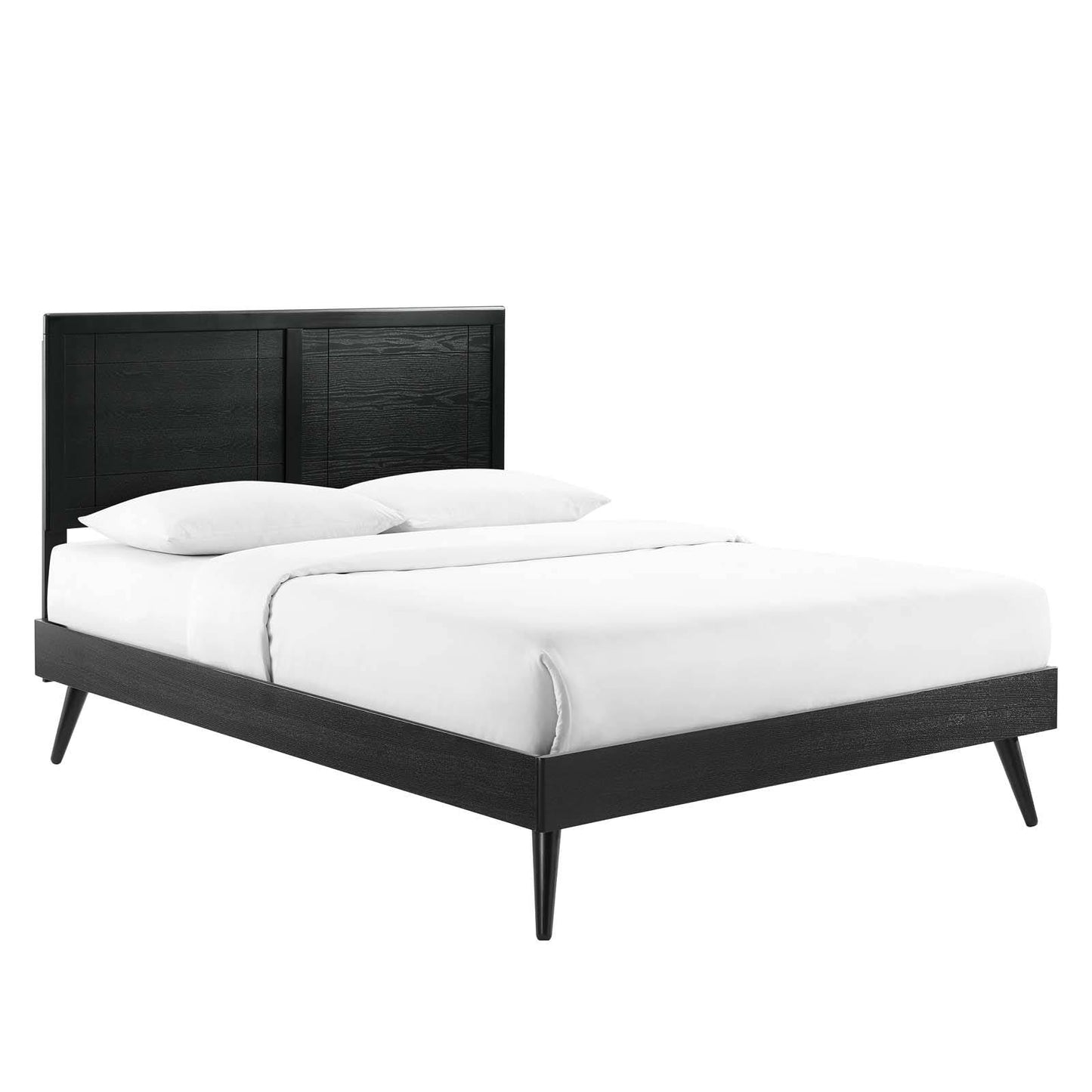 Modway Marlee King Wood Platform Bed With Splayed Legs | Beds | Modishstore
