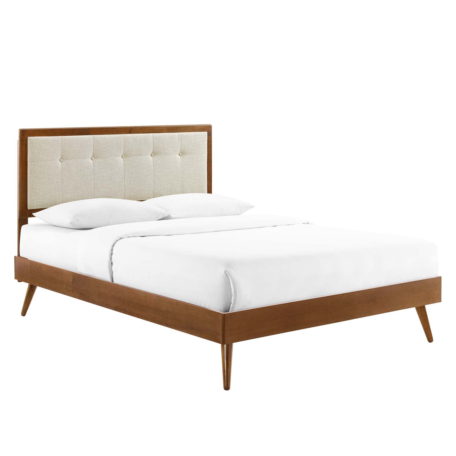 Willow Full Wood Platform Bed With Splayed Legs By Modway - MOD-6637 | Beds | Modishstore - 3