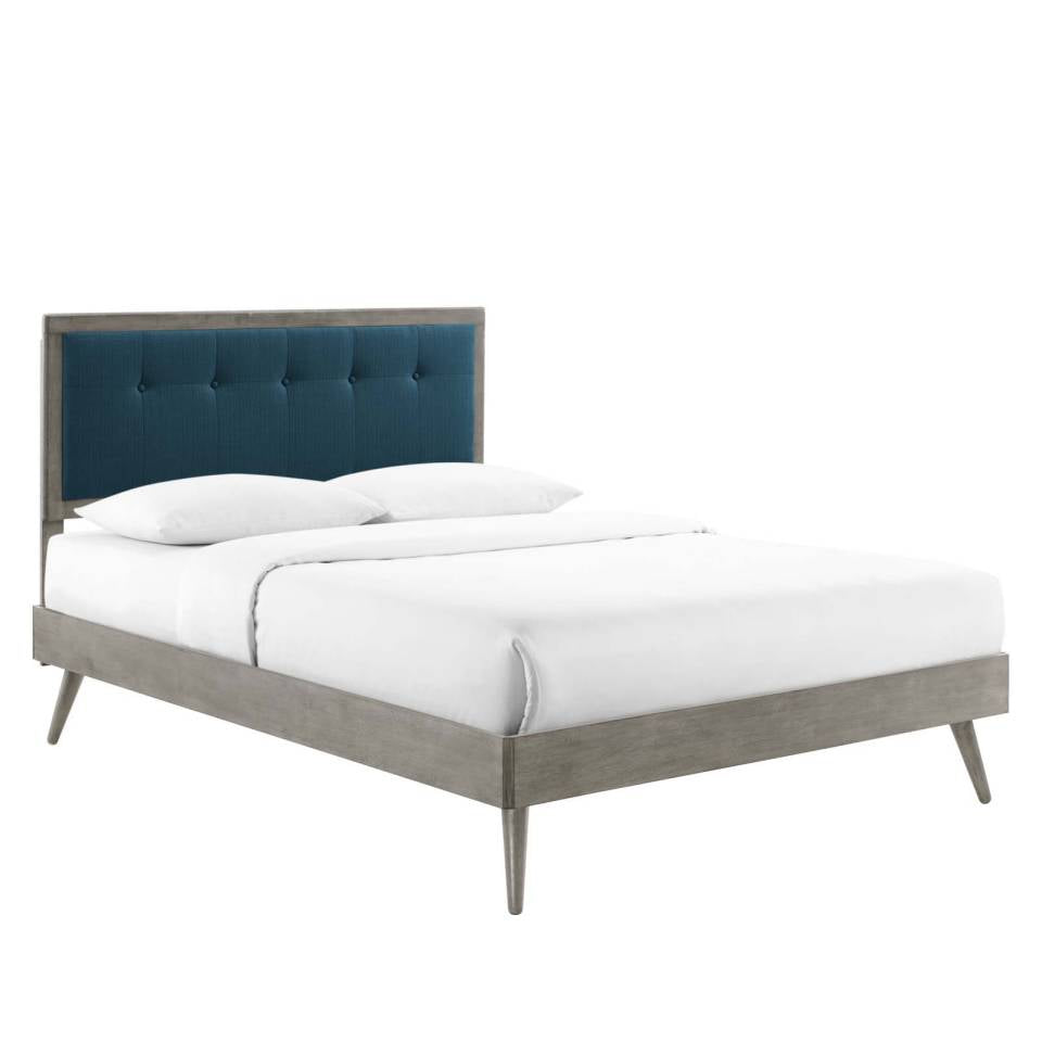 Modway Willow King Wood Platform Bed With Splayed Legs | Beds | Modishstore-3
