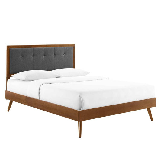 Modway Willow King Wood Platform Bed With Splayed Legs | Beds | Modishstore-6