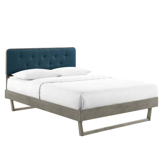 Modway Bridgette Full Wood Platform Bed With Angular Frame | Beds | 