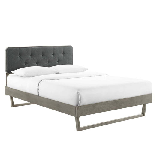 Modway Bridgette Full Wood Platform Bed With Angular Frame | Beds | 