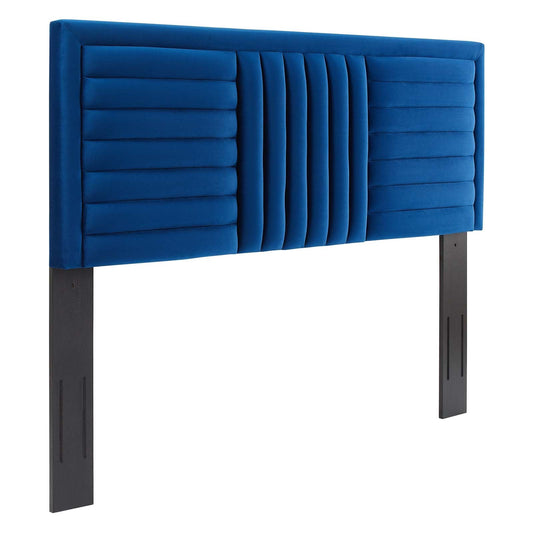Believe Channel Tufted Performance Velvet King/California King Headboard By Modway - MOD-6666 | Headboards - 3