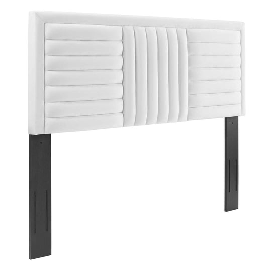 Believe Channel Tufted Performance Velvet King/California King Headboard By Modway - MOD-6666 | Headboards - 4