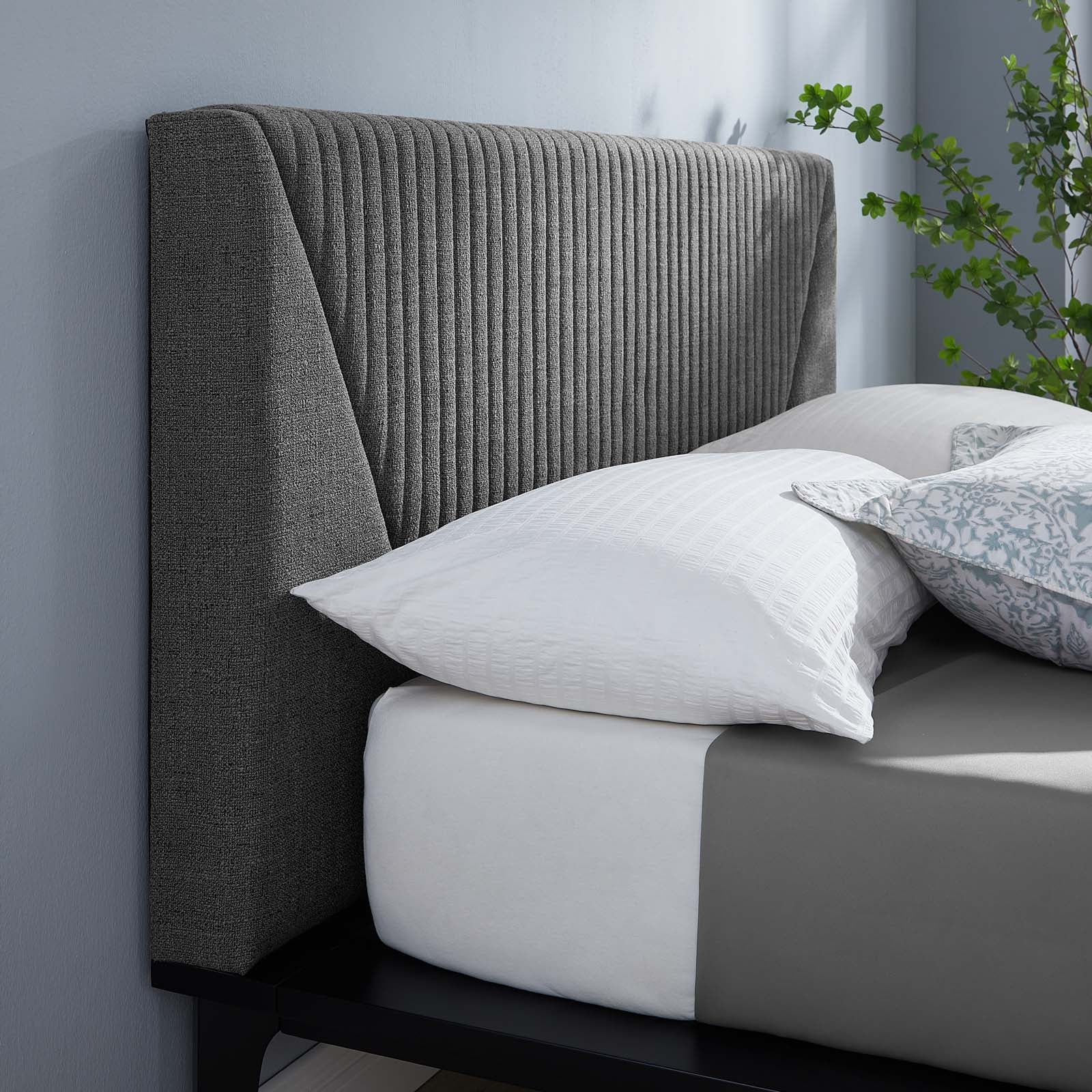 Dakota Upholstered Queen Platform Bed By Modway | Beds