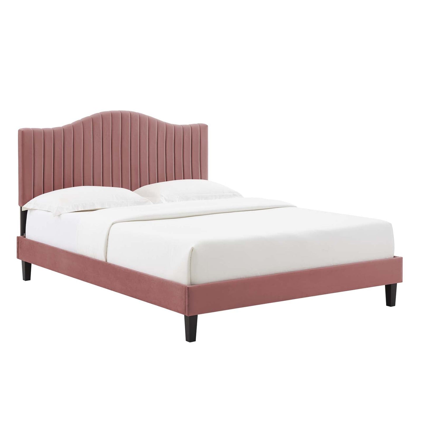Juniper Channel Tufted Performance Velvet Full Platform Bed By Modway | Beds | 