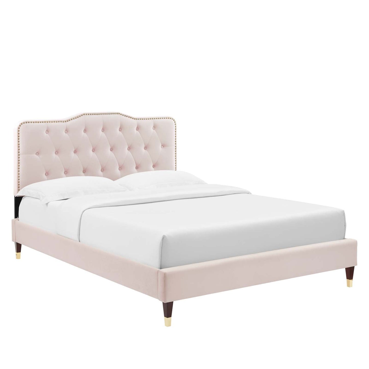 Amber Performance Velvet Twin Platform Bed By Modway - MOD-6779 | Beds - 6
