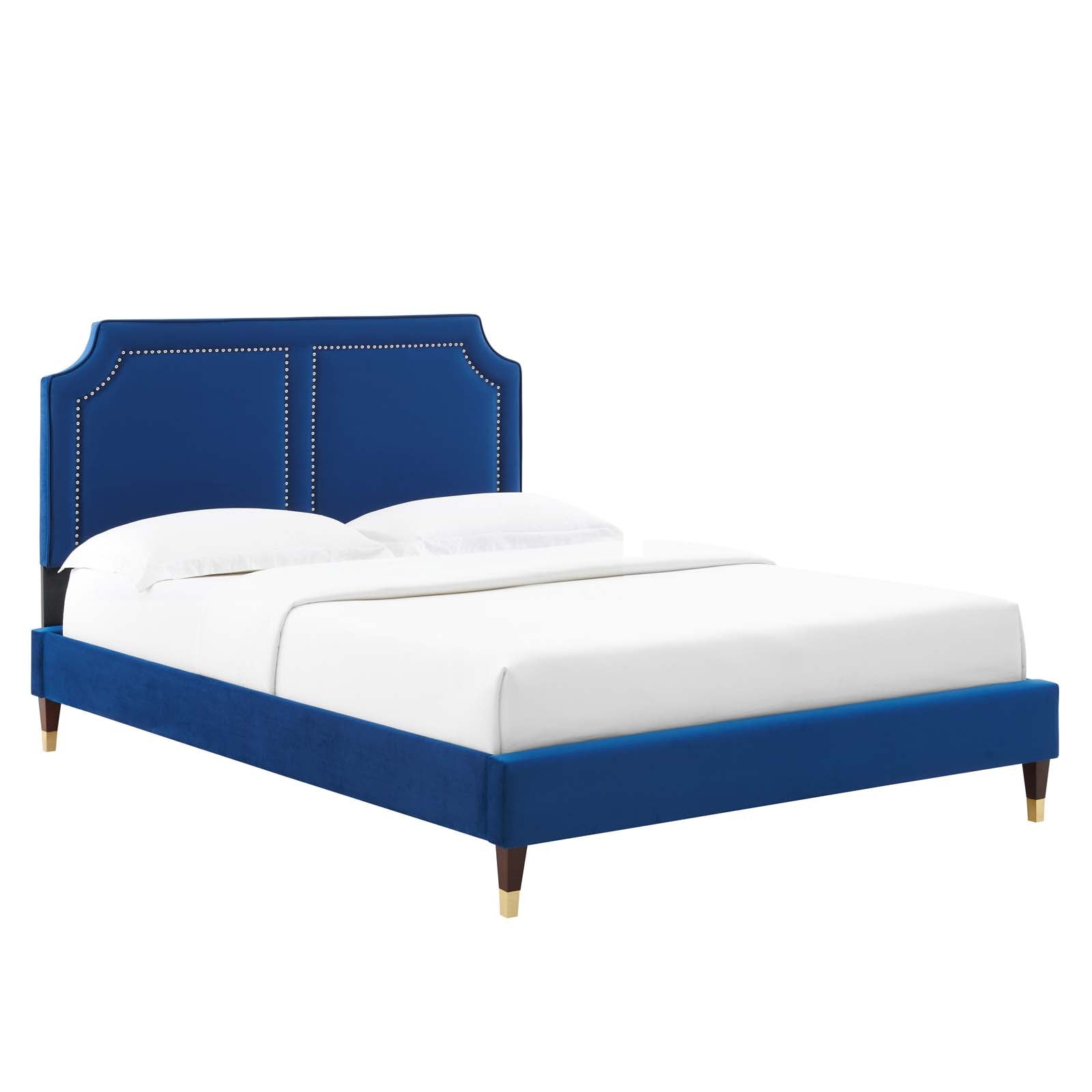 Novi Performance Velvet Full Bed By Modway - MOD-6808 | Beds | Modishstore - 3