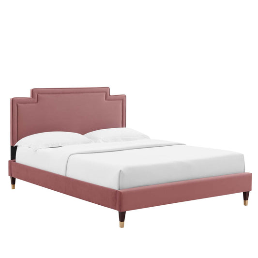 Liva Performance Velvet Full Bed By Modway - MOD-6811 | Beds - 2