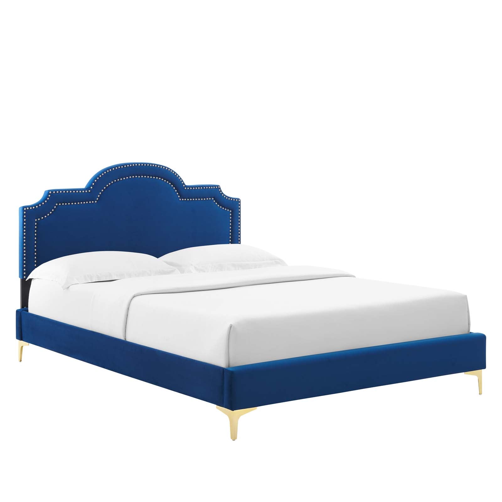 Aviana Performance Velvet Queen Bed By Modway - MOD-6819 | Beds - 3