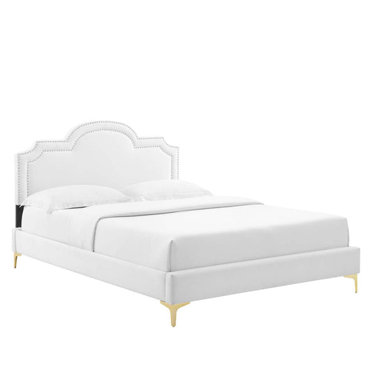 Aviana Performance Velvet Queen Bed By Modway - MOD-6819 | Beds - 4