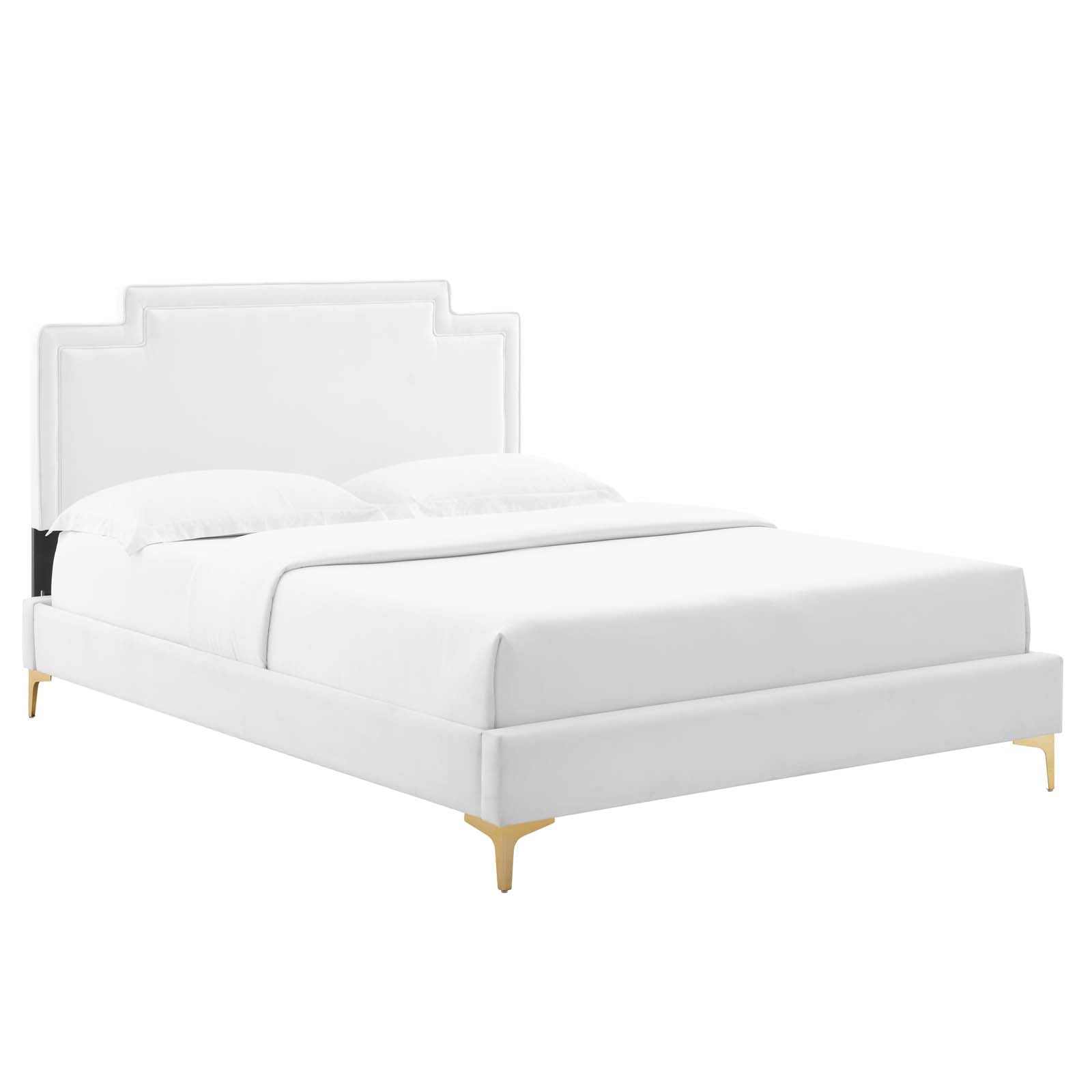 Liva Performance Velvet Queen Bed By Modway - MOD-6821 | Beds - 4