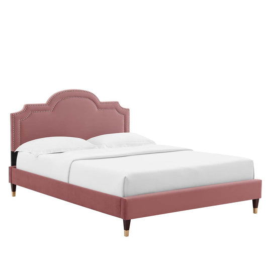 Aviana Performance Velvet Queen Bed By Modway - MOD-6824 | Beds - 2