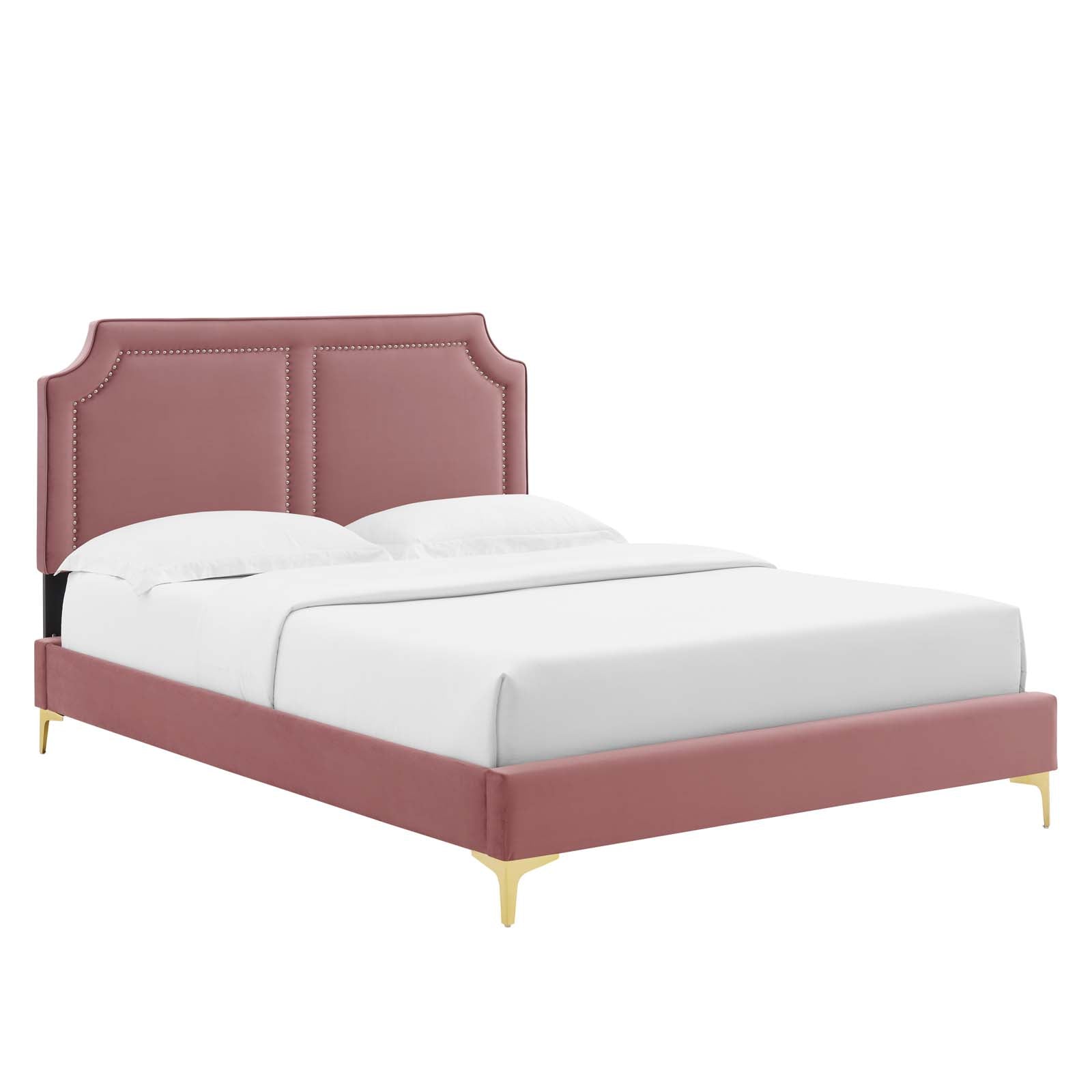 Novi Performance Velvet King Bed By Modway - MOD-6833 | Beds | Modishstore - 2