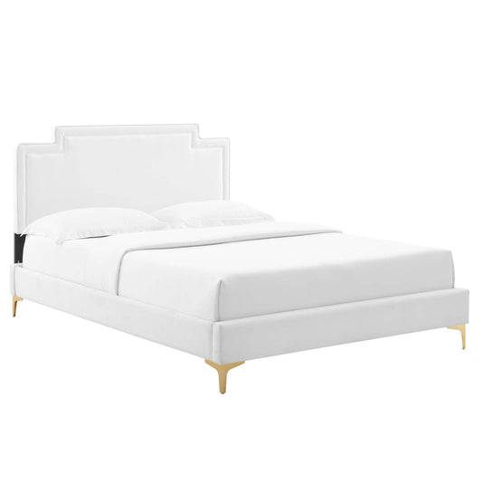 Liva Performance Velvet King Bed By Modway - MOD-6836 | Beds - 4