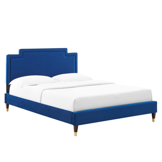 Liva Performance Velvet King Bed By Modway - MOD-6841 | Beds - 3