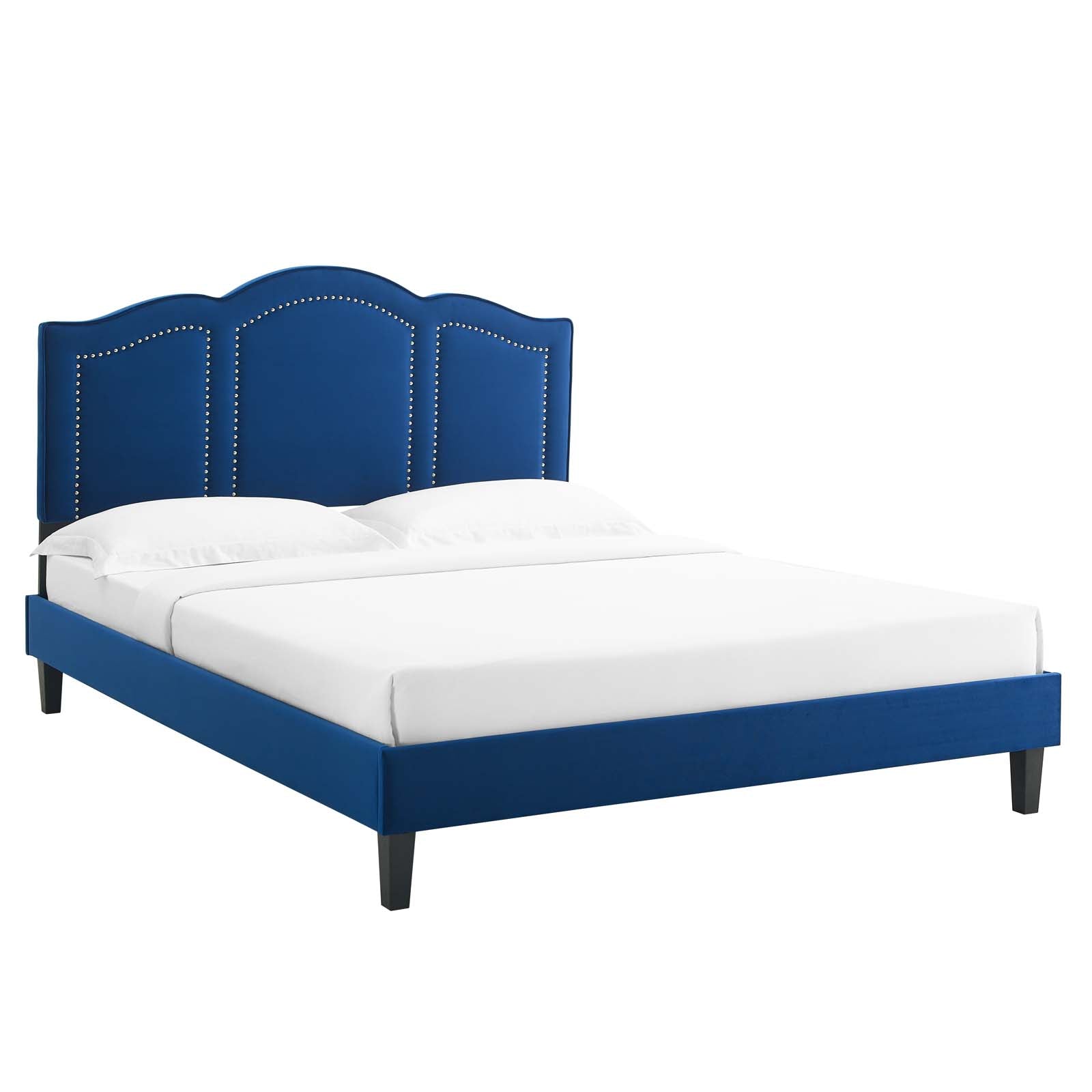 Emerson Performance Velvet Twin Platform Bed By Modway - MOD-6849 | Beds - 5