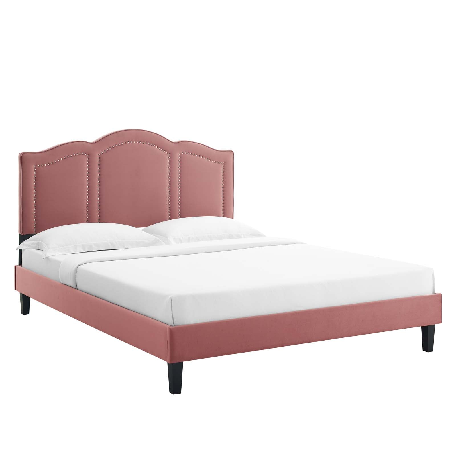Emerson Performance Velvet Full Platform Bed By Modway - MOD-6855 | Beds - 2