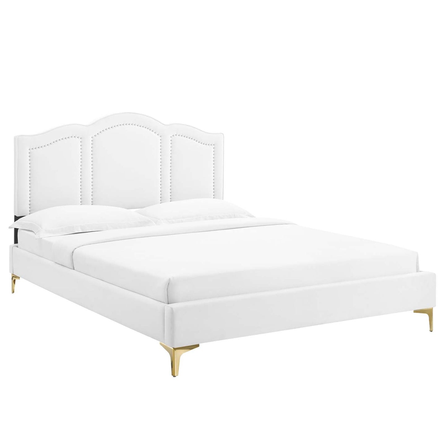 Emerson Performance Velvet King Platform Bed By Modway - MOD-6859 | Beds - 8