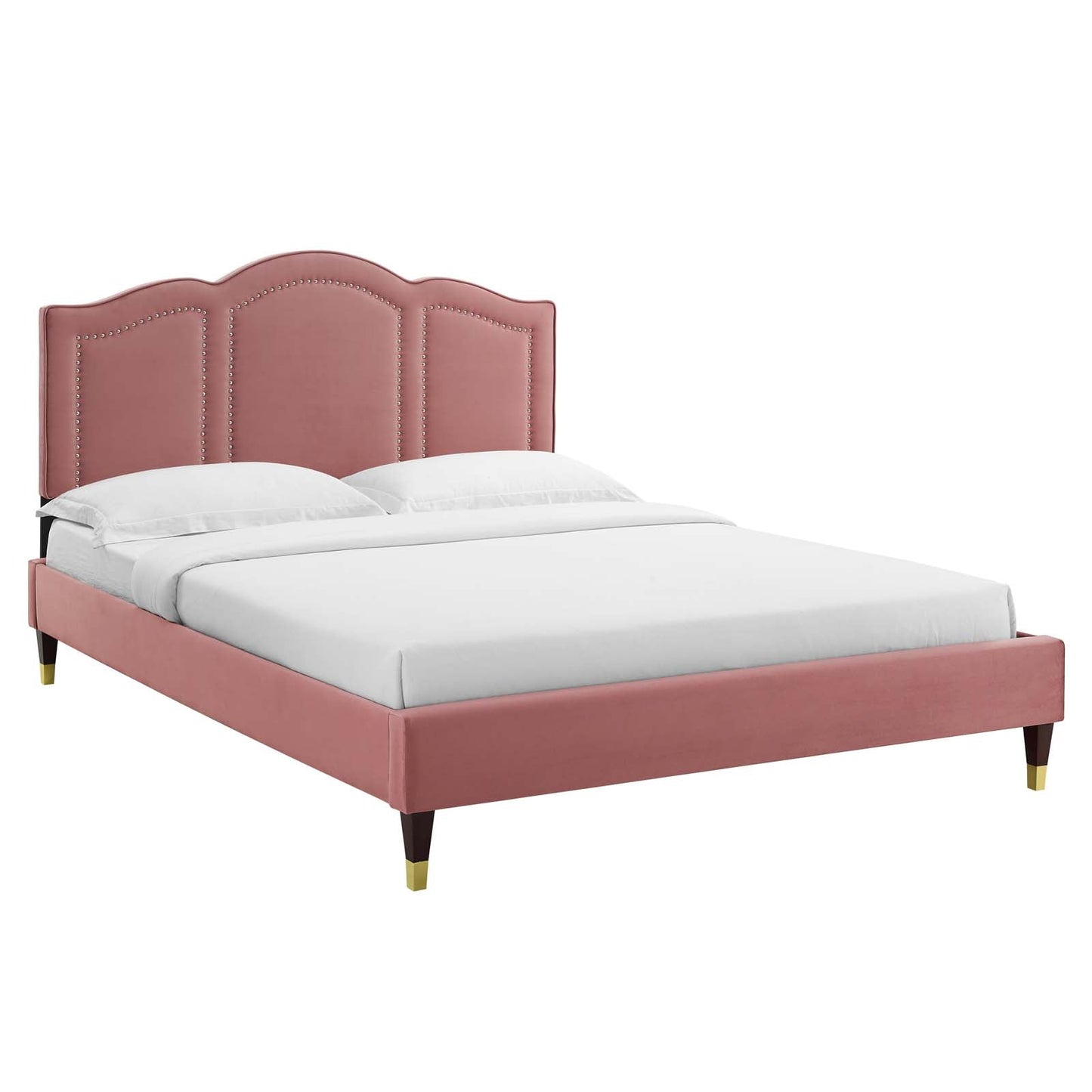 Emerson Performance Velvet King Platform Bed By Modway - MOD-6860 | Beds - 2