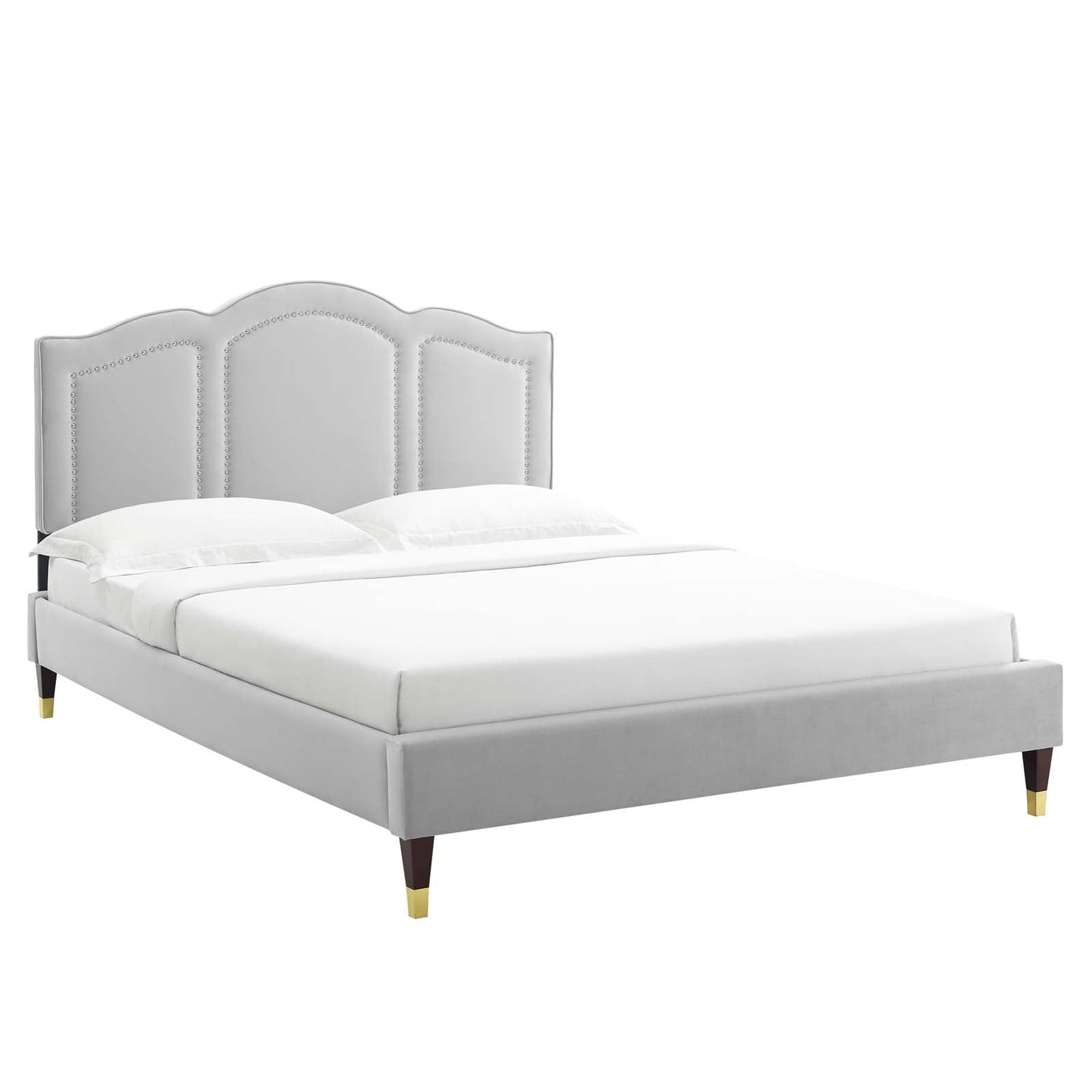 Emerson Performance Velvet King Platform Bed By Modway - MOD-6860 | Beds - 3