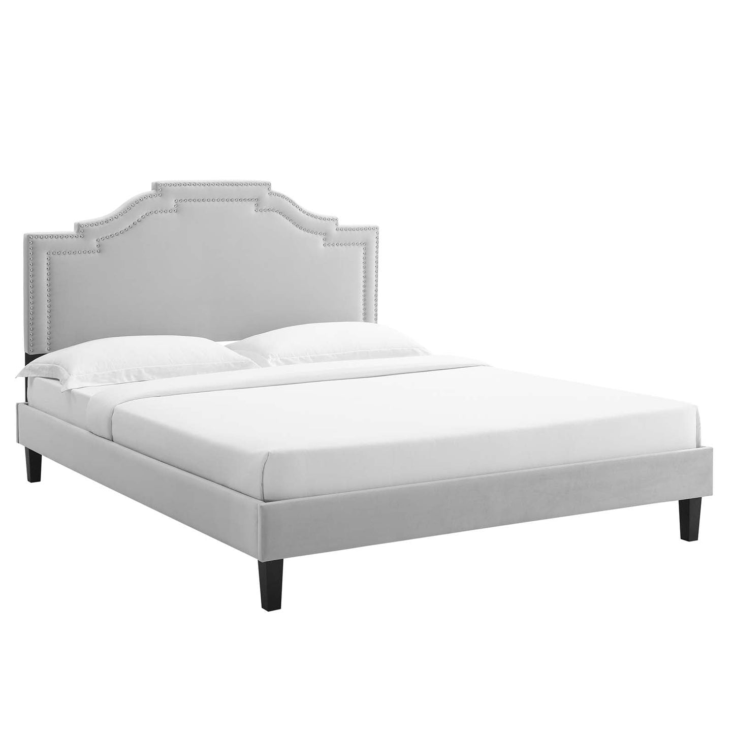 Adelaide Performance Velvet King Platform Bed By Modway - MOD-6864 | Beds - 3