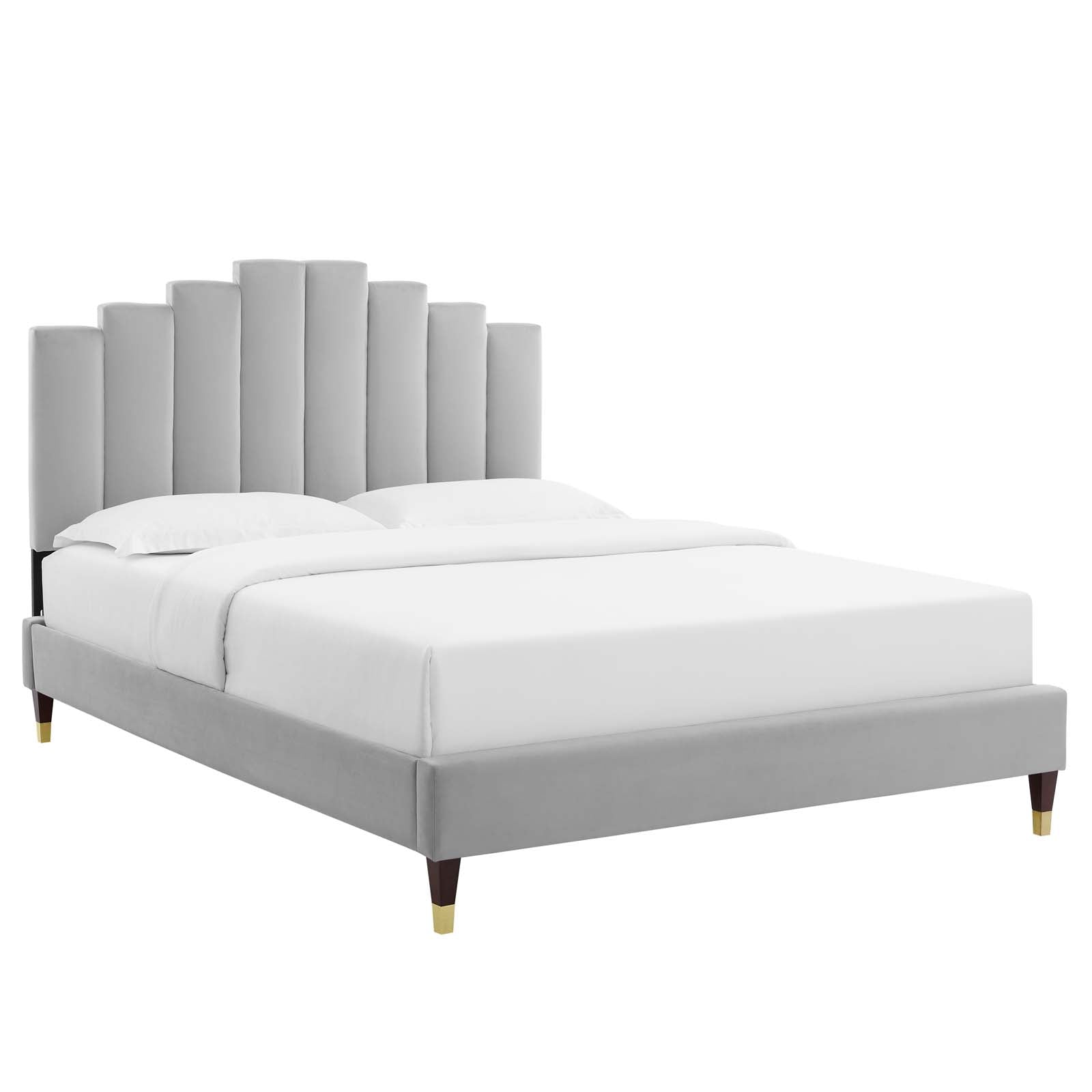 Elise Full Performance Velvet Platform Bed By Modway | Beds | 