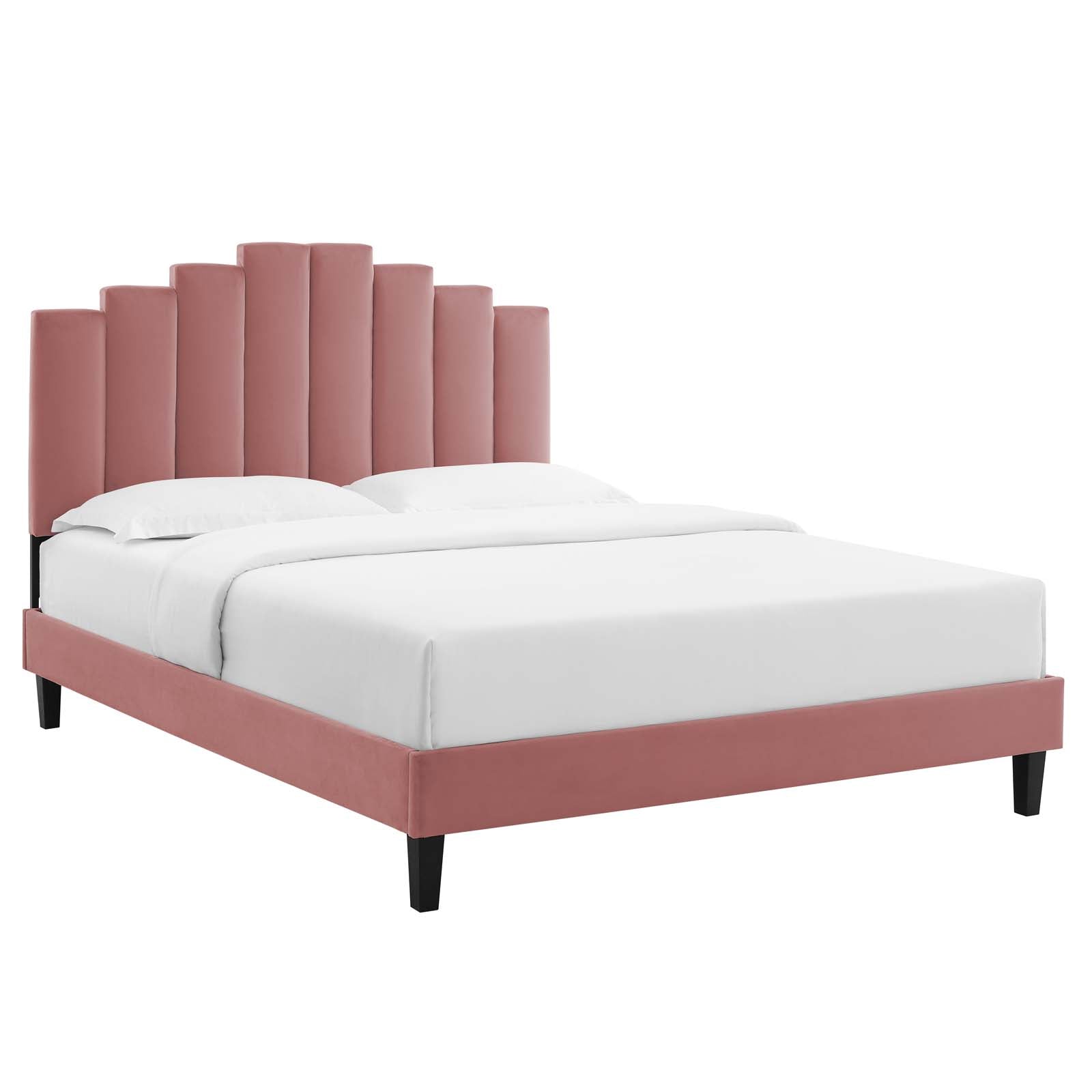 Modway Elise Full Performance Velvet Platform Bed | Beds | 