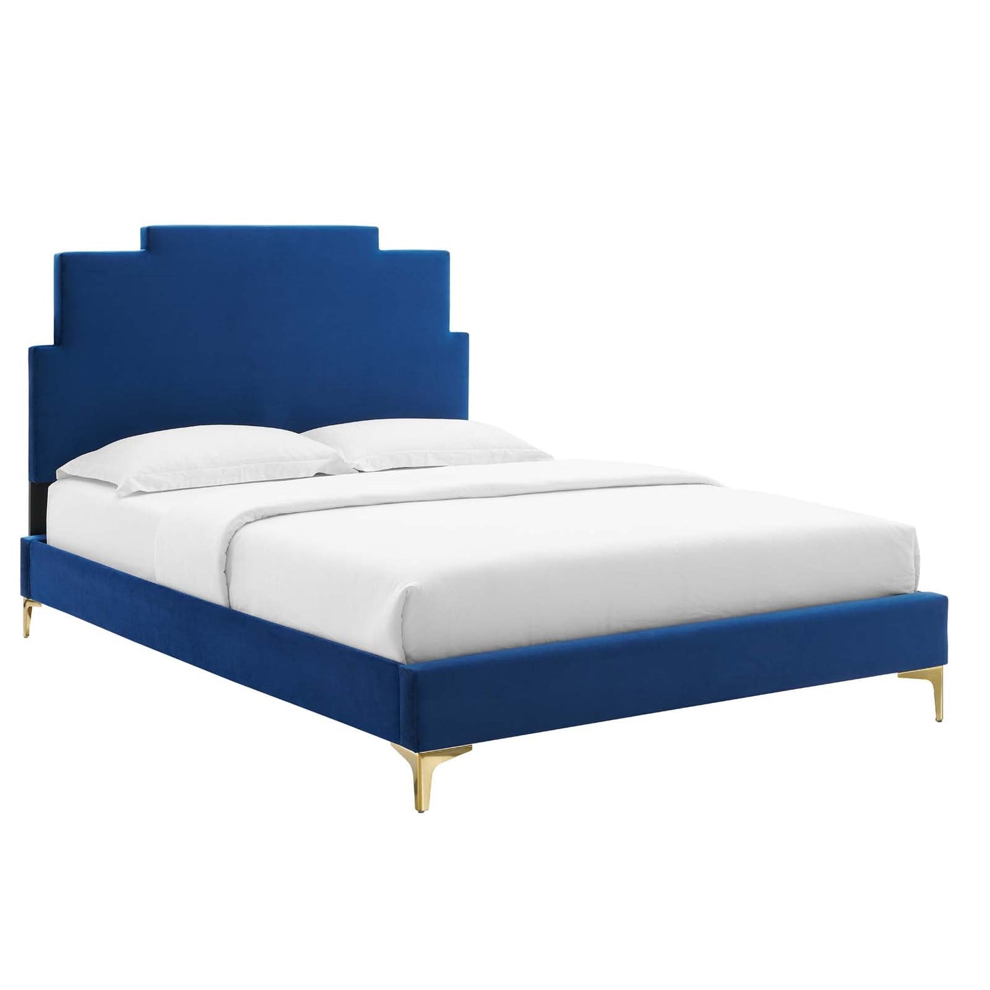 Lindsey Performance Velvet Twin Platform Bed By Modway | Beds | 