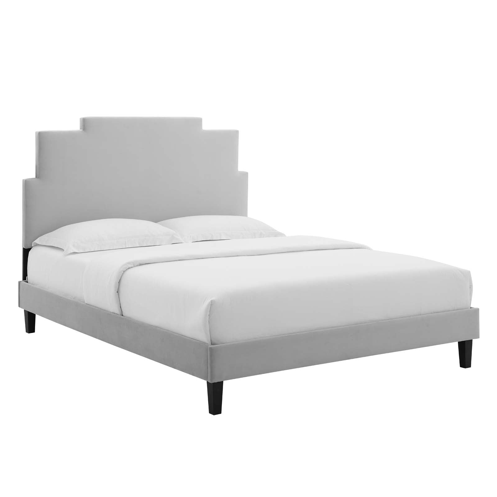 Lindsey Performance Velvet Twin Platform Bed By Modway | Beds | 