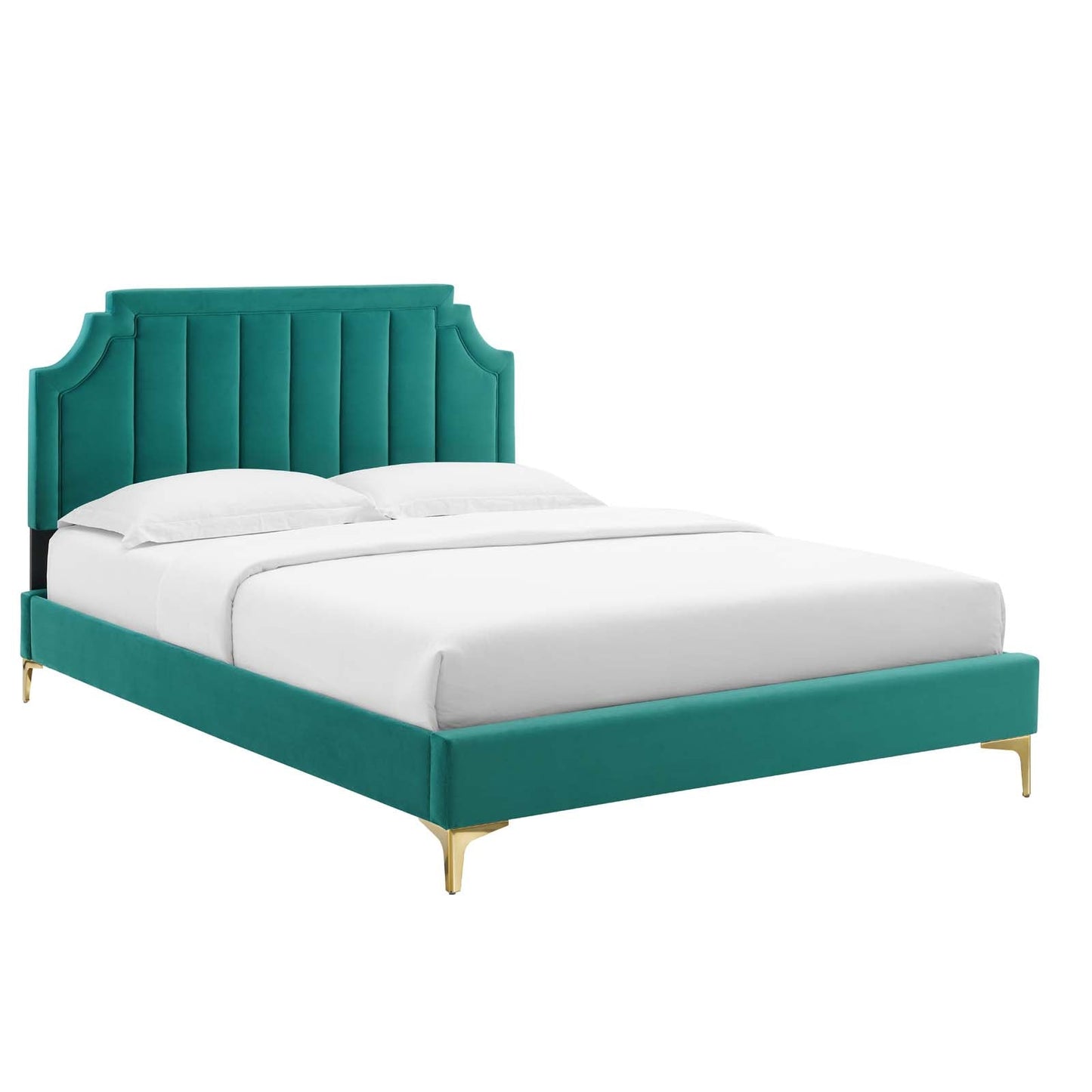 Modway Sienna Performance Velvet Twin Platform Bed | Beds | Modishstore-7