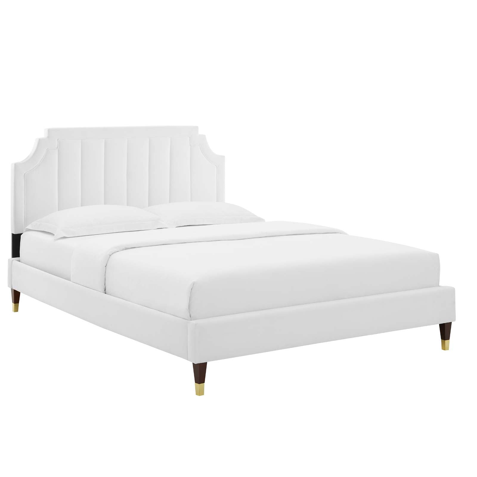 Modway Sienna Performance Velvet Twin Platform Bed | Beds | Modishstore-8