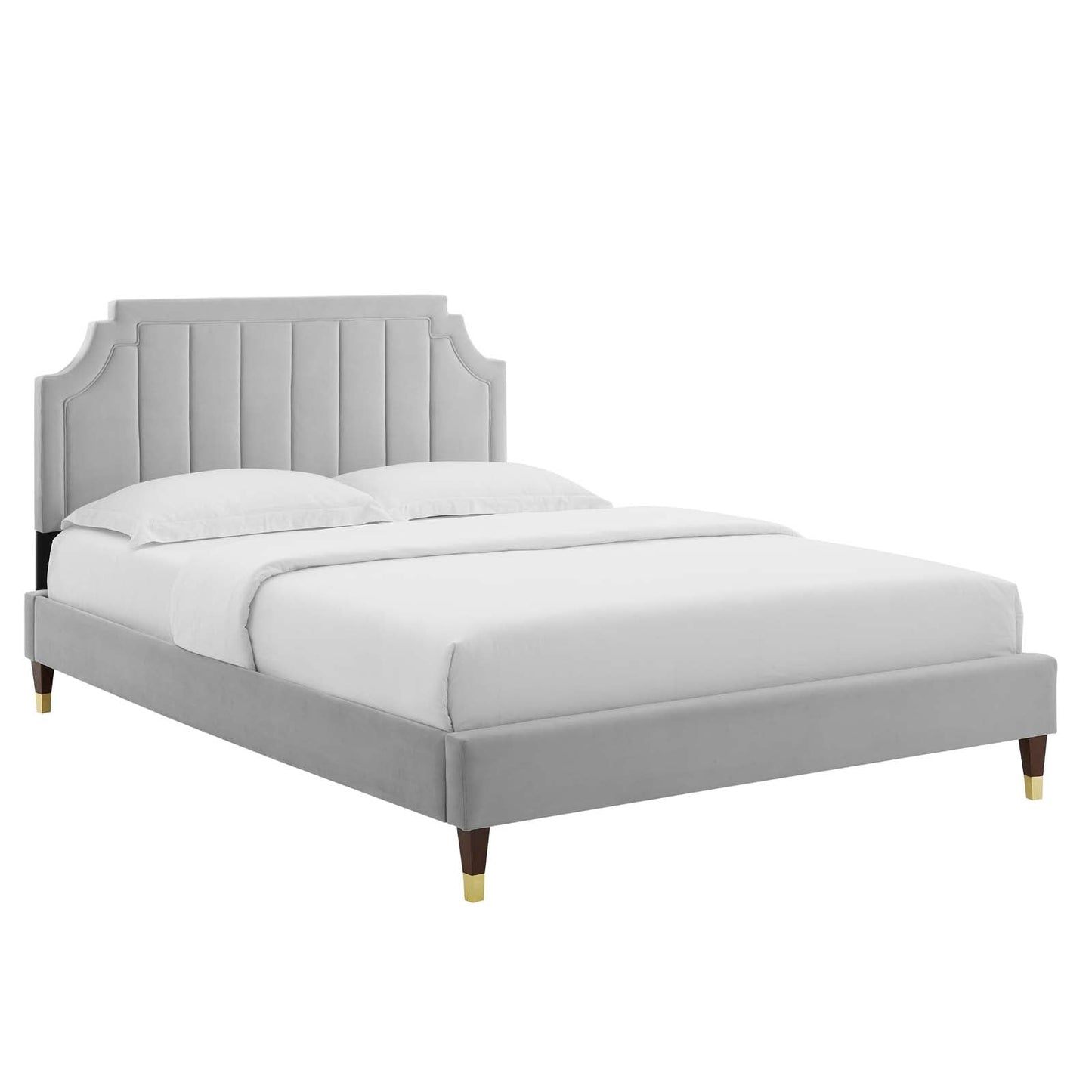 Modway Sienna Performance Velvet Full Platform Bed | Beds | Modishstore-3