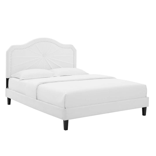 Modway Portia Performance Velvet King Platform Bed | Beds | Modishstore-8
