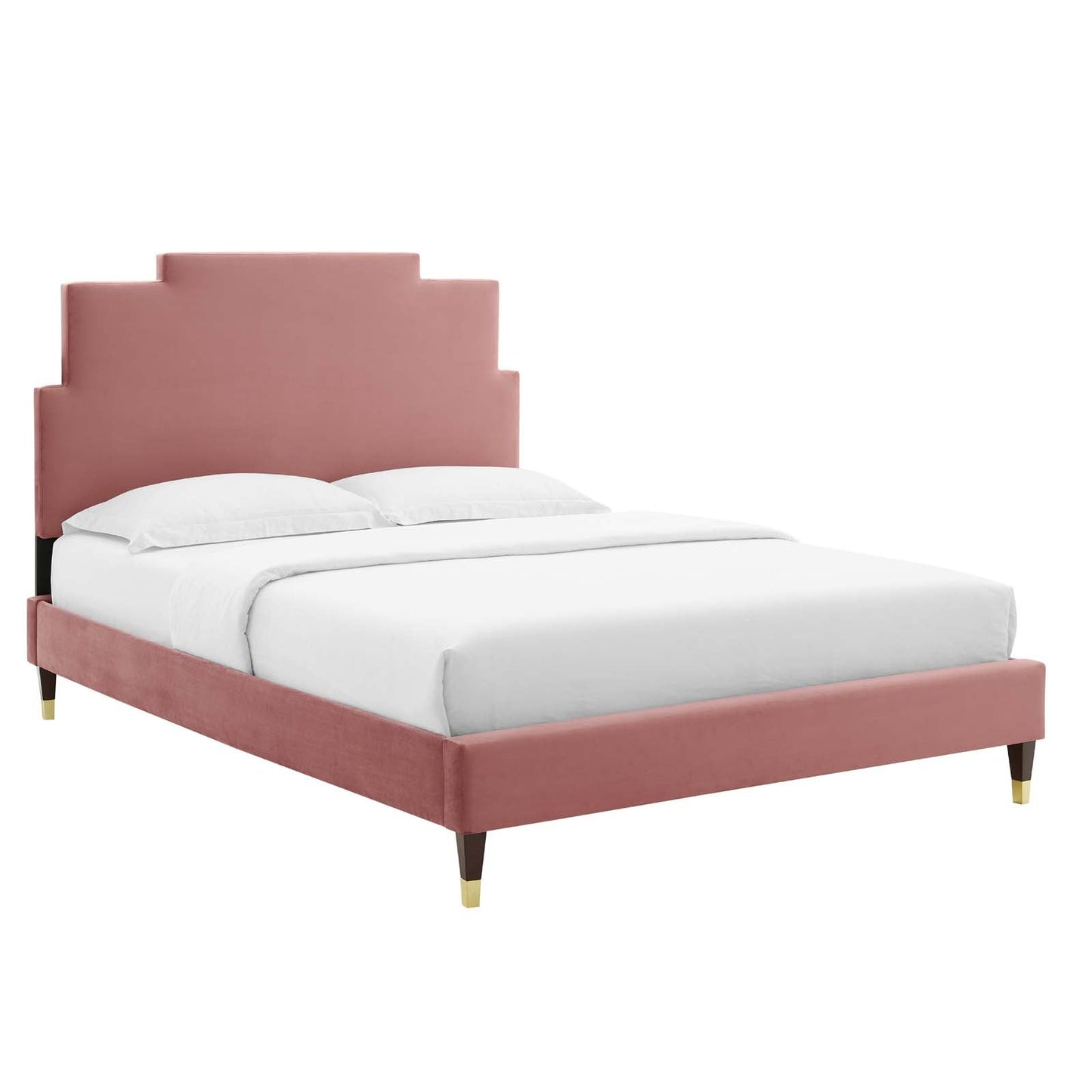 Lindsey Performance Velvet King Platform Bed By Modway - MOD-6926 | Beds | 