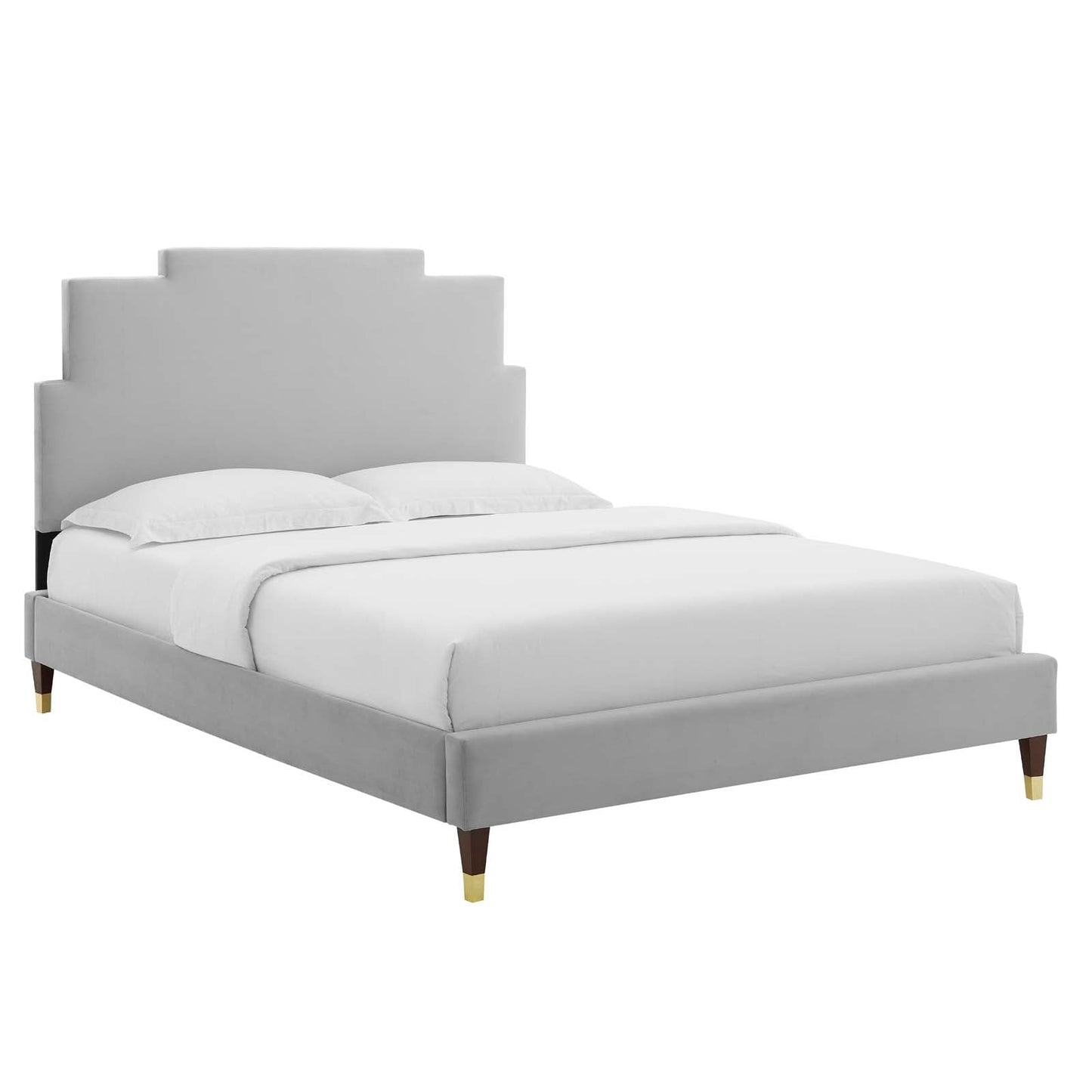 Lindsey Performance Velvet King Platform Bed By Modway - MOD-6926 | Beds | 