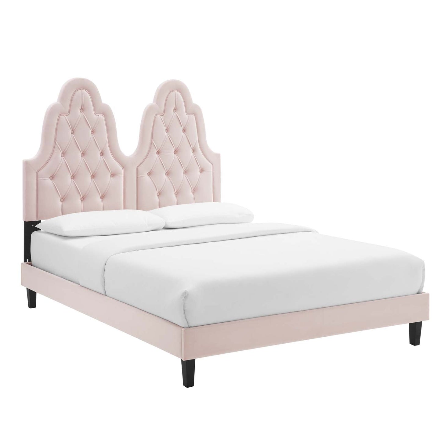 Modway Alexandria Tufted Performance Velvet Twin Platform Bed | Beds | 