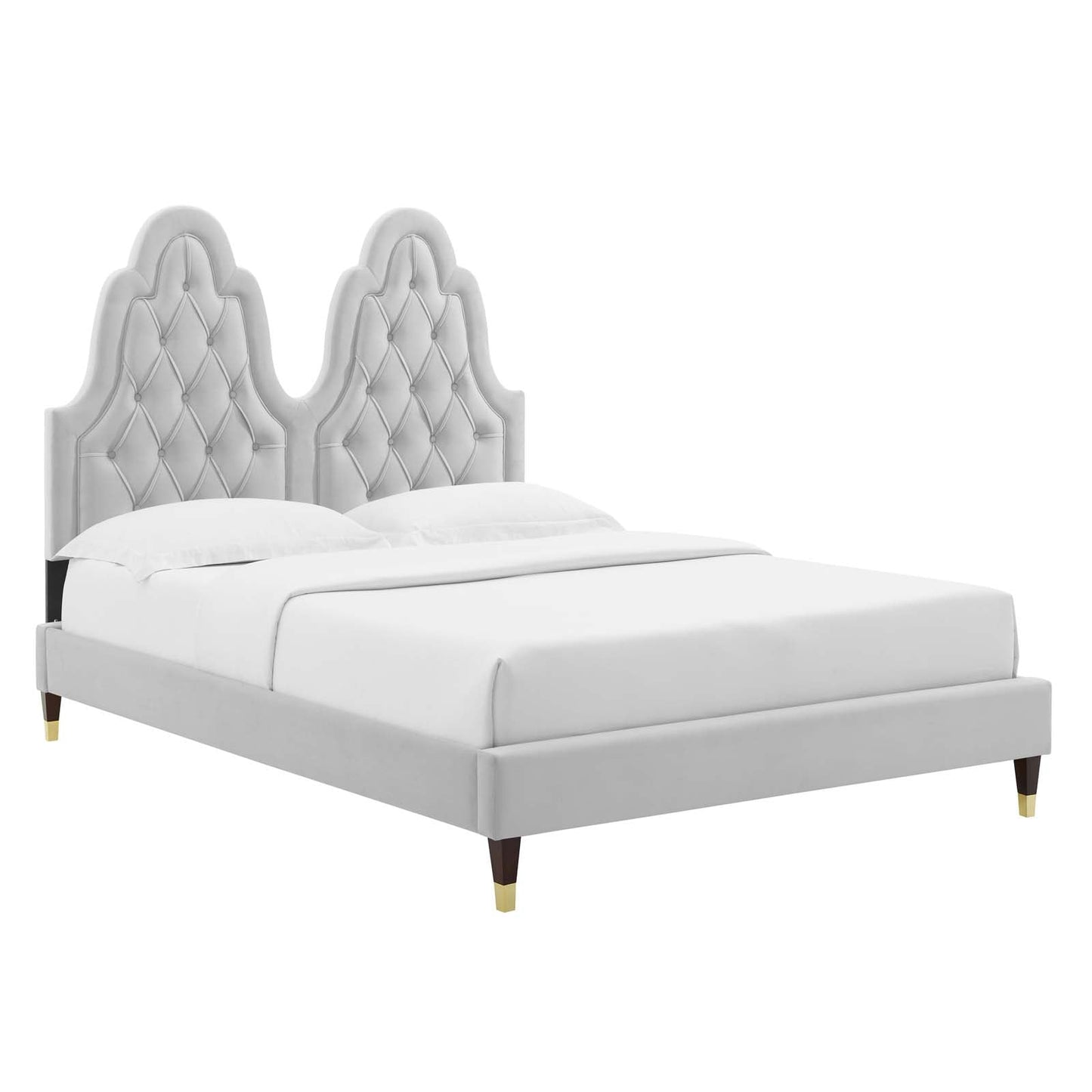 Modway Alexandria Tufted Performance Velvet Full Platform Bed | Beds | 