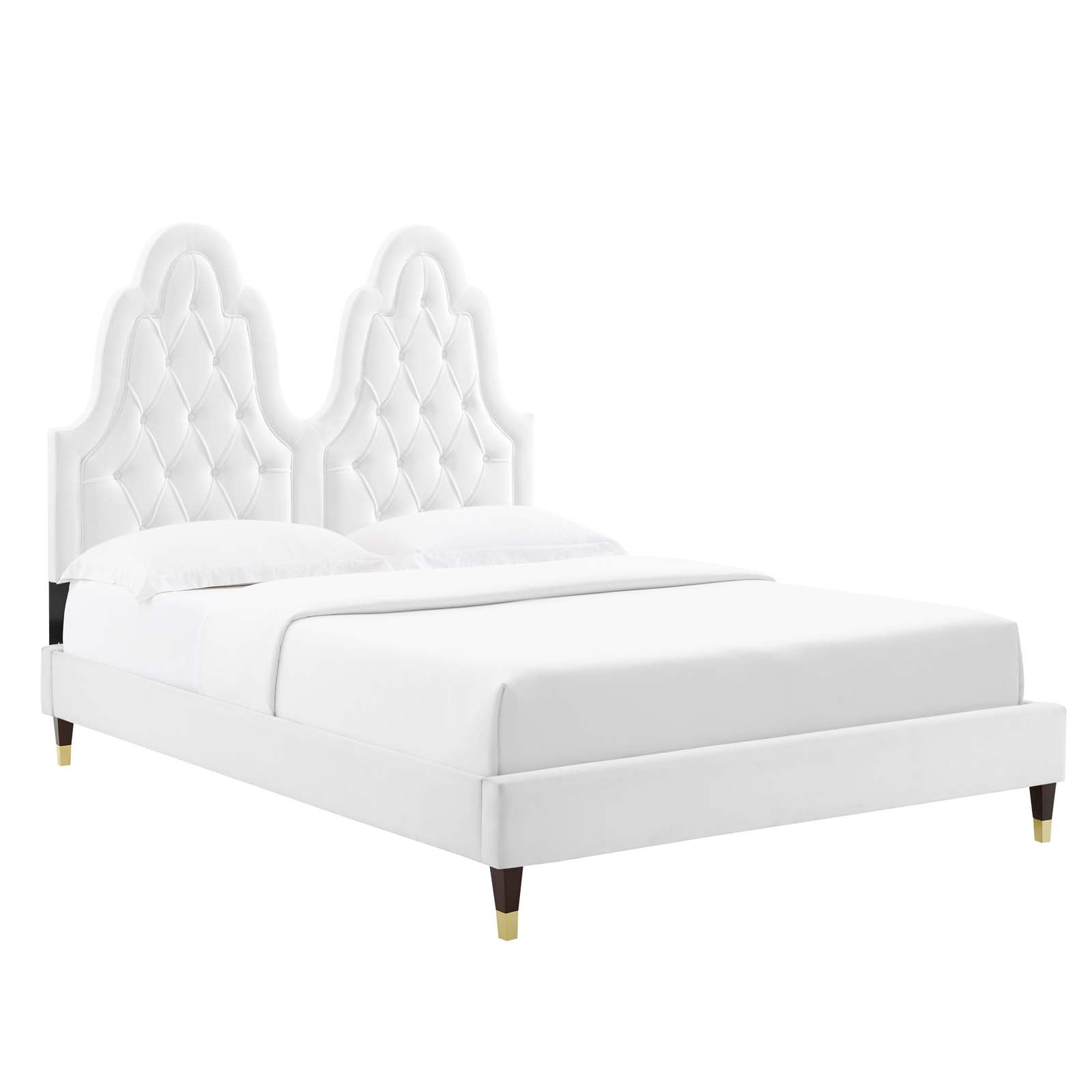 Modway Alexandria Tufted Performance Velvet King Platform Bed | Beds | 