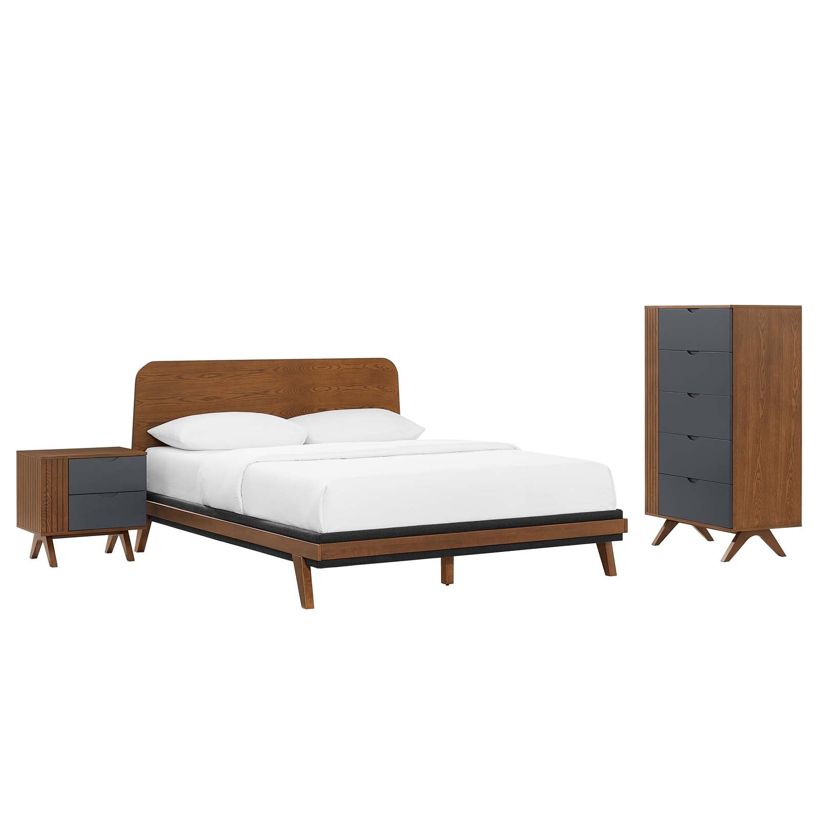 Dylan 3 Piece Bedroom Set By Modway - MOD-6954 | Bedroom Sets