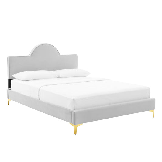 Sunny Performance Velvet Twin Bed By Modway | Beds | Modishstore-3