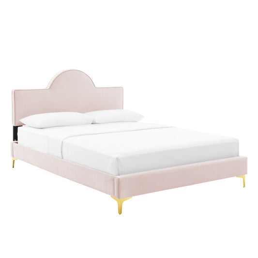 Sunny Performance Velvet Twin Bed By Modway | Beds | Modishstore-6