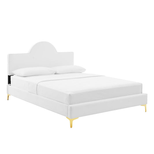 Sunny Performance Velvet Twin Bed By Modway | Beds | Modishstore-8
