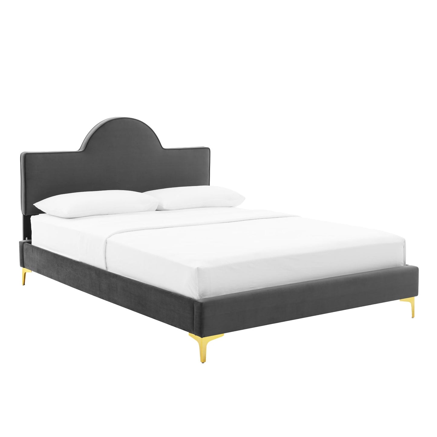Sunny Performance Velvet King Bed By Modway | Beds | Modishstore