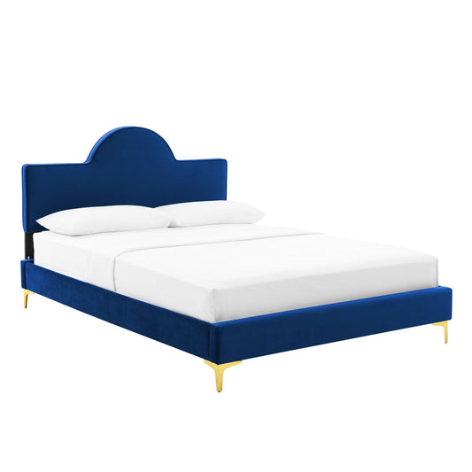 Sunny Performance Velvet King Bed By Modway | Beds | Modishstore-5
