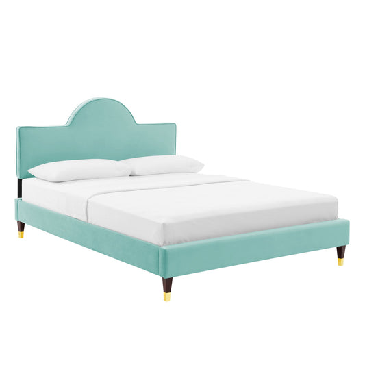 Aurora Performance Velvet Full Bed By Modway | Beds | 