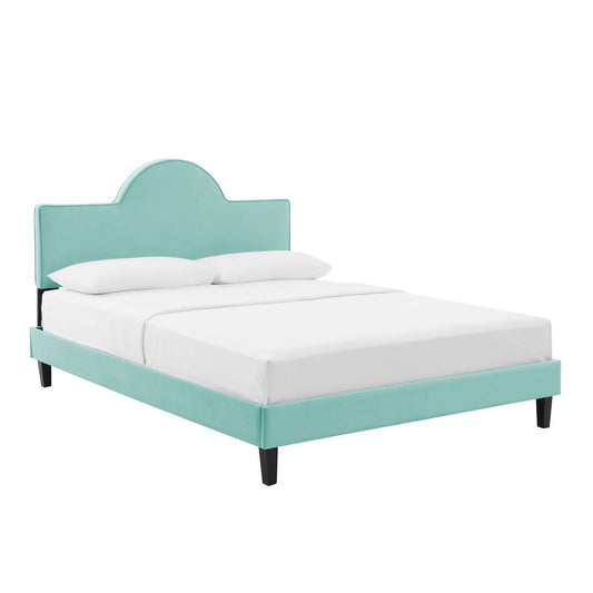 Soleil Performance Velvet Twin Bed By Modway | Beds | Modishstore-4
