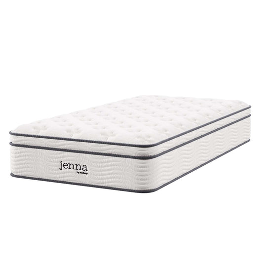 Jenna 12" Innerspring and Foam Twin Mattress By Modway - MOD-7087 | Mattresses